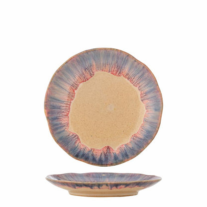 Imogen Plate Ø16,5 cm - Set of 6 - Blue/Brown