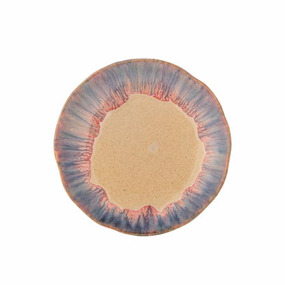 Imogen Plate Ø16,5 cm - Set of 6 - Blue/Brown
