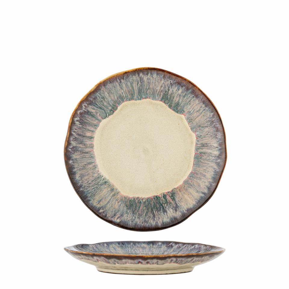 Imogen Plate Ø16,5 cm - Set of 6 - Violet/Gray