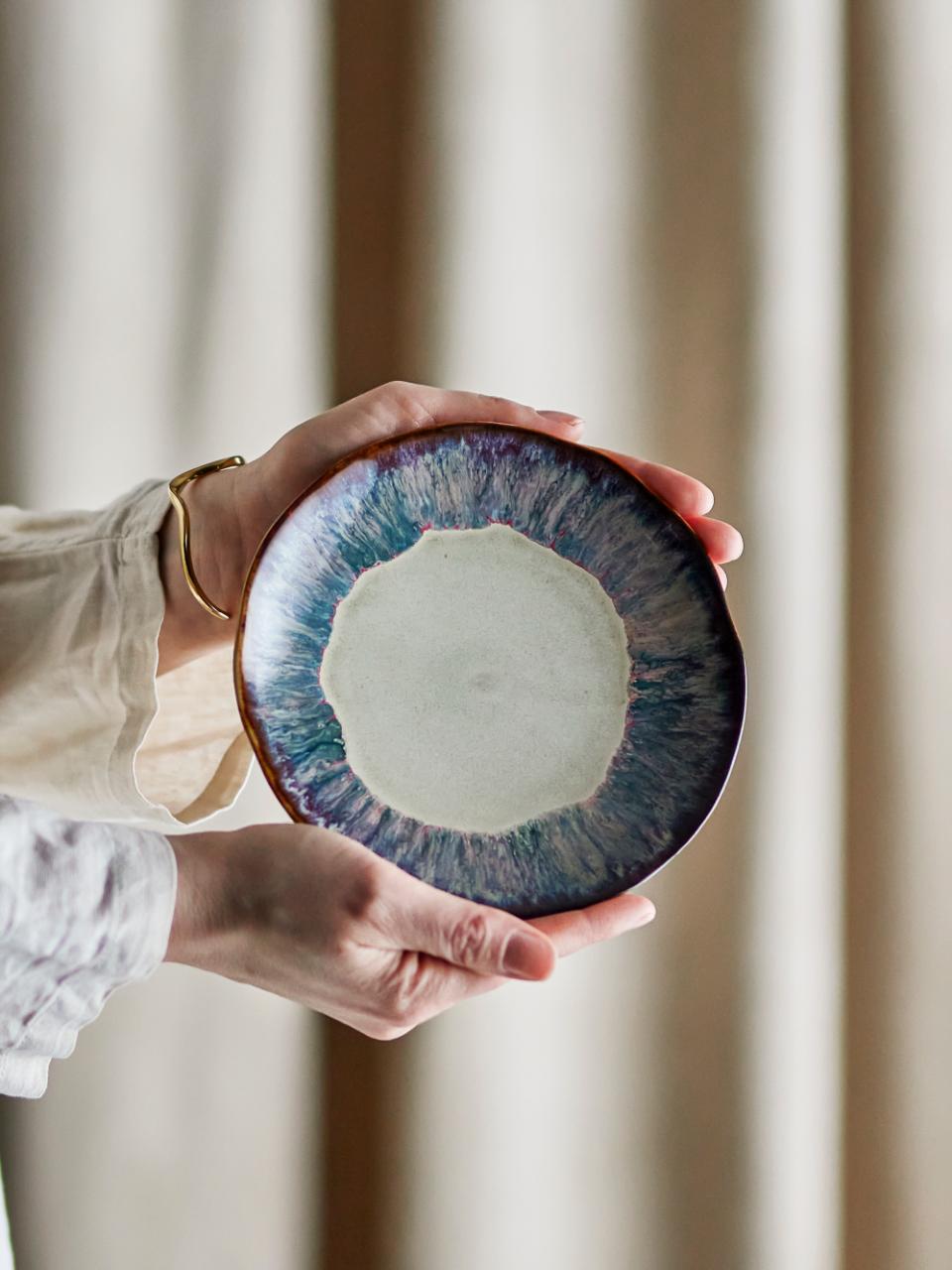 Imogen Plate Ø16,5 cm - Set of 6 - Violet/Gray