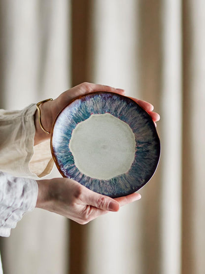 Imogen Plate Ø16,5 cm - Set of 6 - Violet/Gray