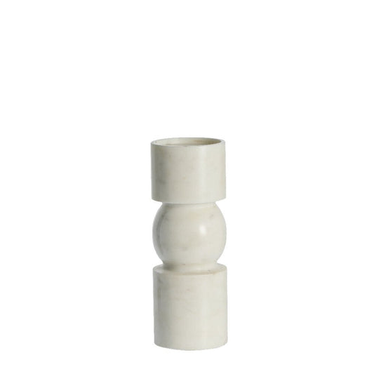 Ellia candlestick H23 cm - white