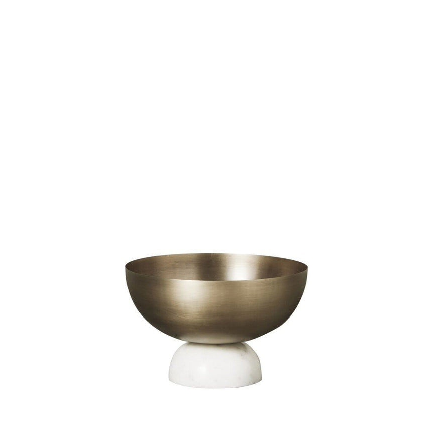 Marmilla decoration bowl Ø26 cm - light gold