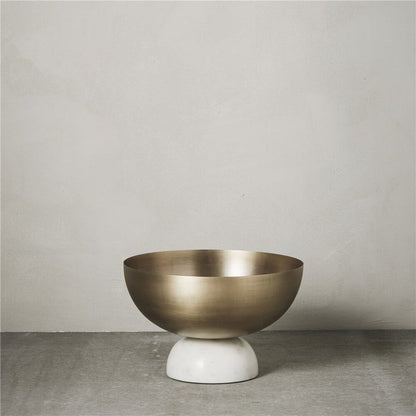 Marmilla decoration bowl Ø26 cm - light gold