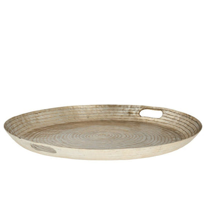 Marshie decorative tray Ø58 cm - light gold