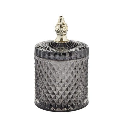 Miya jar H17,5 cm - dark grey