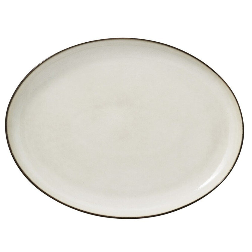 Amera serving plate 40x30 cm - white sands