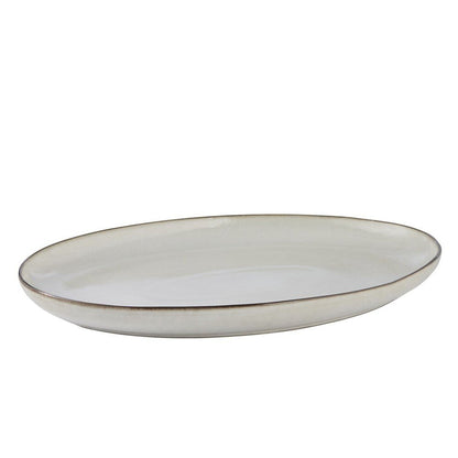 Amera serving plate 40x30 cm - white sands