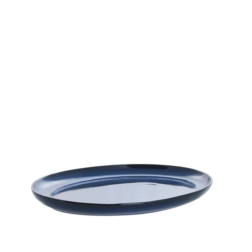 Amera serving plate 34x27 cm - blue