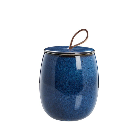 Amera jar H16 cm - blue