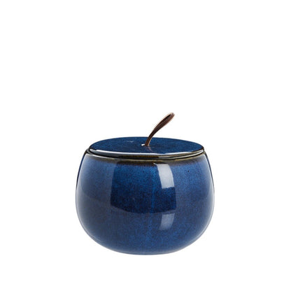 Amera jar H10,5 cm - blue