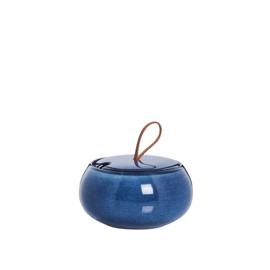 Amera sugar bowl Ø13 cm - blue