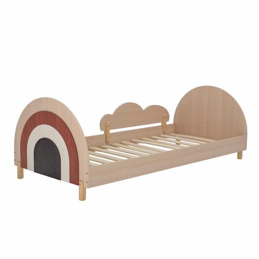 Charli Junior Bed - Brown / MDF