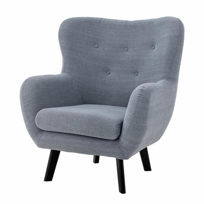 Beau Lounge Chair - Grey / Cotton