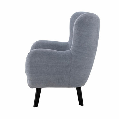 Beau Lounge Chair - Grey / Cotton