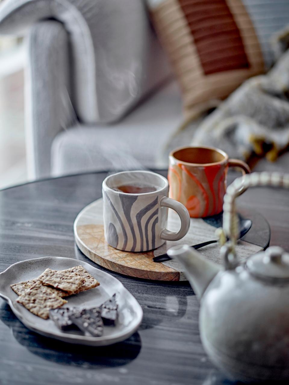 Estelle Coffee Table - Grey / Marble