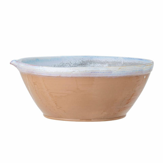 Evora Bowl Ø35,5 cm - Brown/Blue