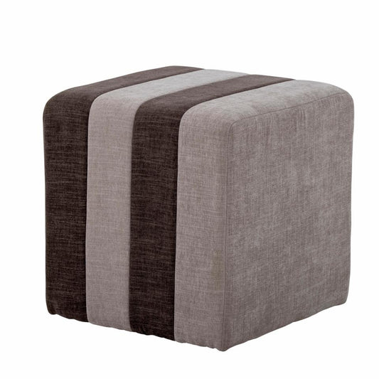 Flint Pouf - Brown/Grey