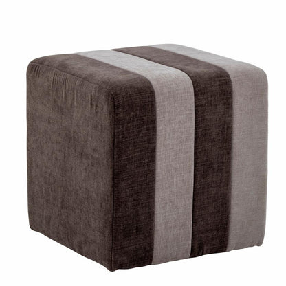 Flint Pouf - Brown/Grey