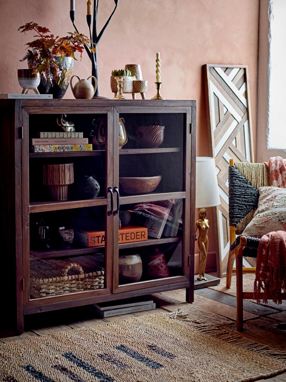 Marl Cabinet - Brown / Firwood