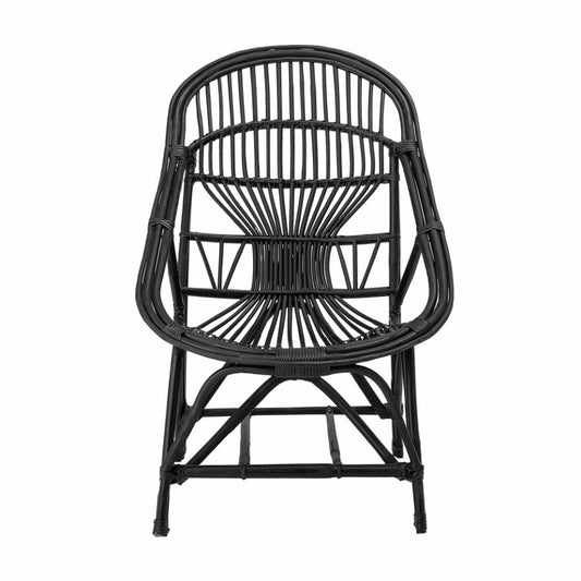 Joline Lounge Chair - Black / Cane