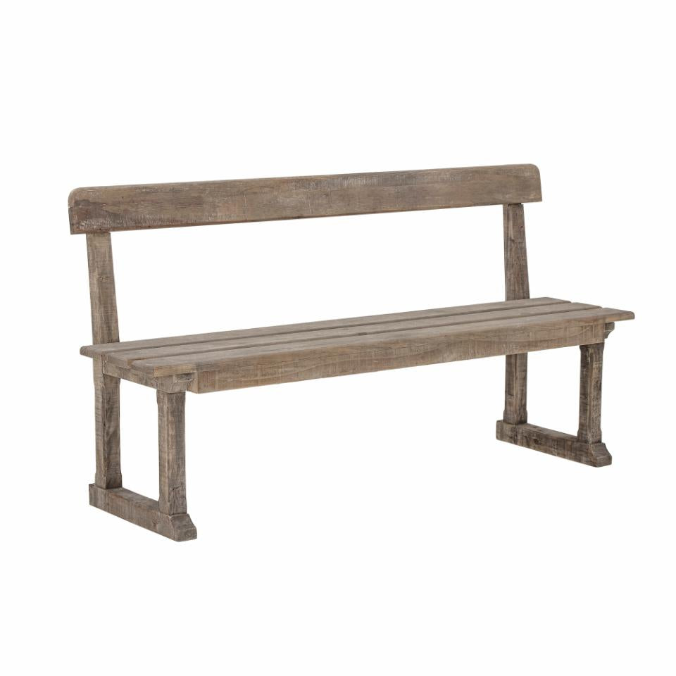 Portland Bench - Brown / Reclaimed Pine Wood