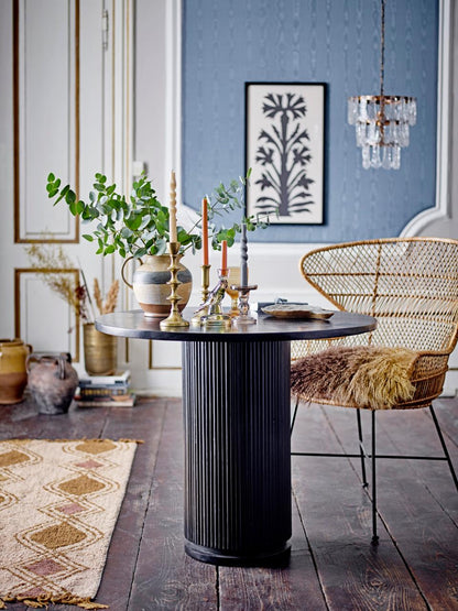 Porto Dining Table - Black / Mango