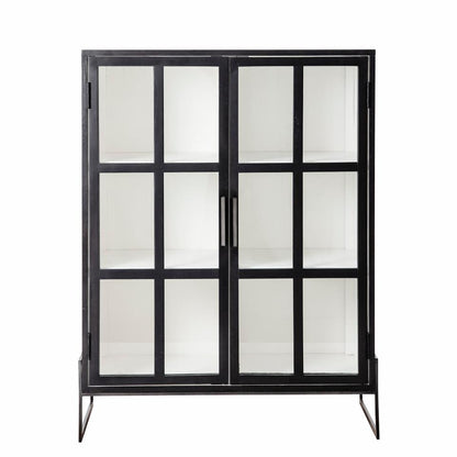 Opal Cabinet - Black / Oak