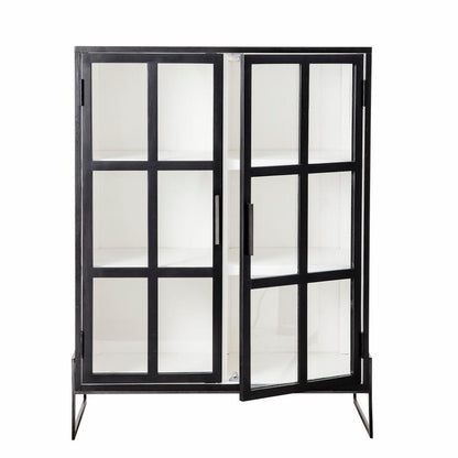 Opal Cabinet - Black / Oak