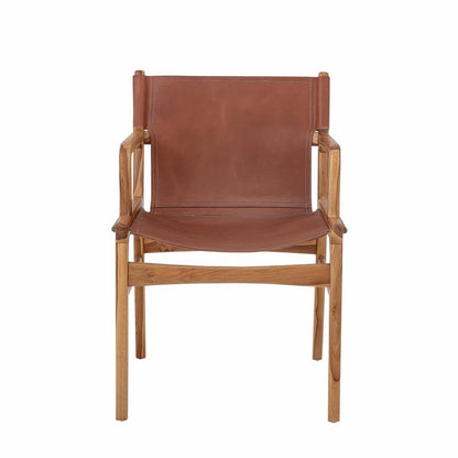 Ollie Lounge Chair - Brown / Leather