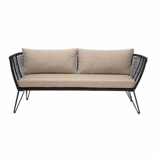 Mundo Sofa - Black / Metal