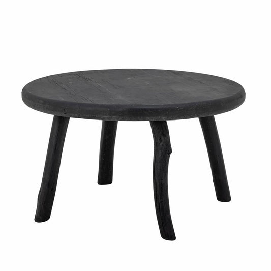 Mesa de centro Milos - Negro / Madera recuperada