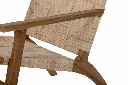 Mills Lounge Chair - Nature / Rattan