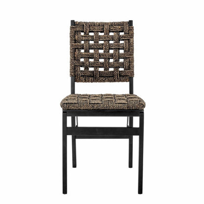 Manel Dining Chair 2pcs - Brown / Water Hyacinth