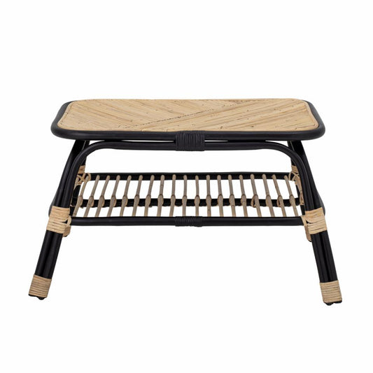 Loue Side Table - Nature/Black / Rattan