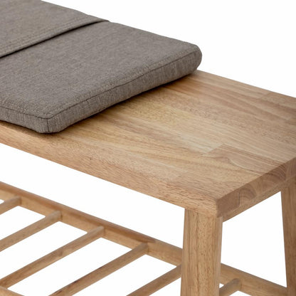 Linde Bench - Nature / Rubberwood