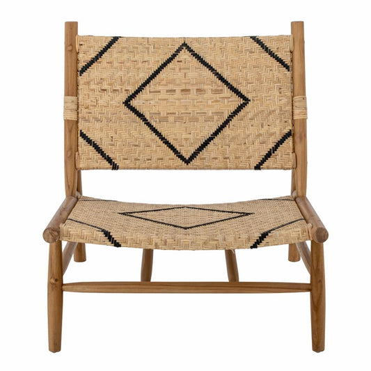 Lennox Lounge Chair - Nature / Teak