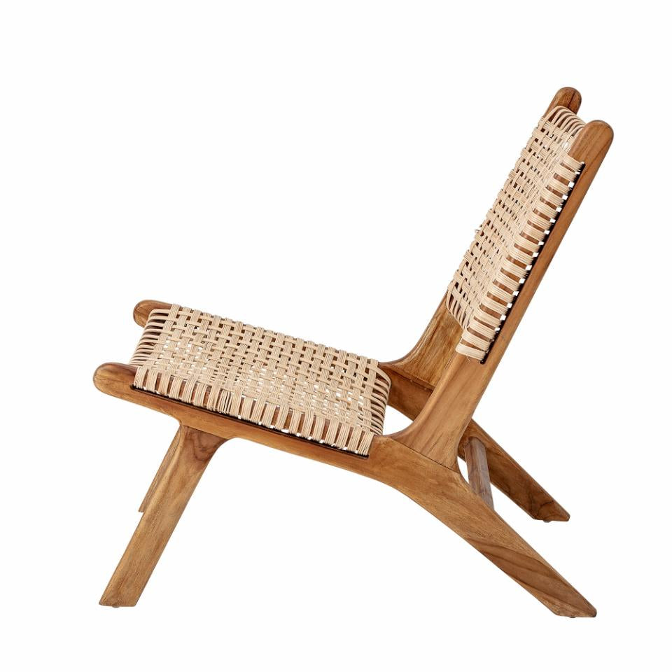 Keila Lounge Chair - Nature / Teak