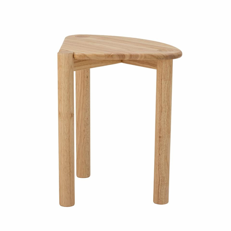 Kassia Side/Corner table - Nature / Rubberwood