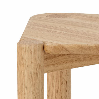 Kassia Side/Corner table - Nature / Rubberwood