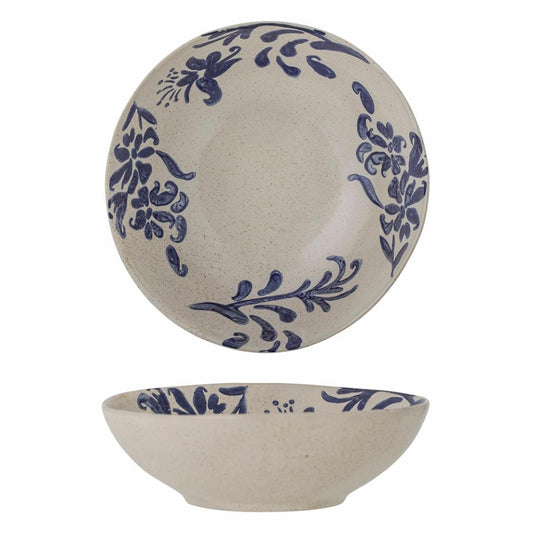 Petunia Bowl Ø17 cm - Set of 4 - White/Blue