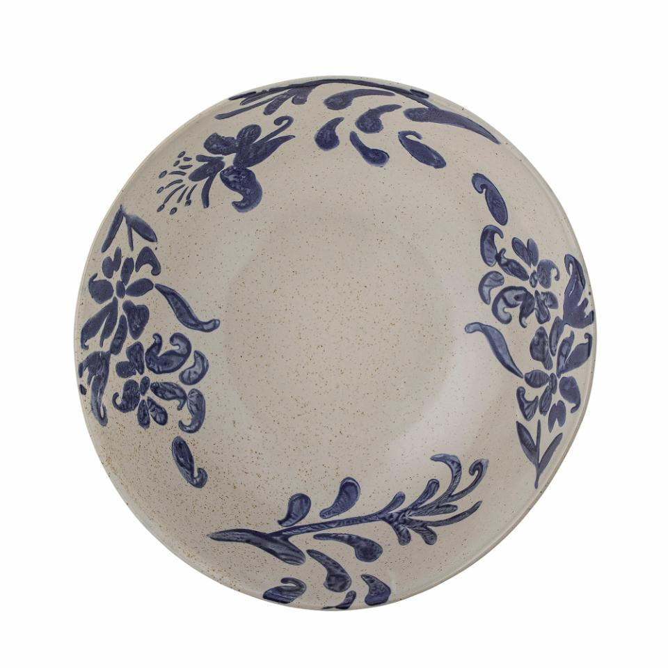 Petunia Bowl Ø17 cm - Set of 4 - White/Blue