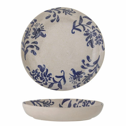 Petunia Bowl Ø24 cm - Set of 4 - White/Blue