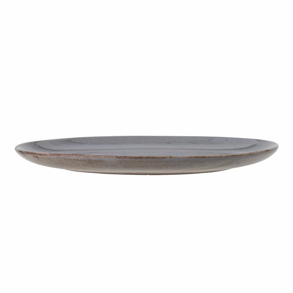 Sandrine Plate Ø28,5 cm - Set of 4 - Grey