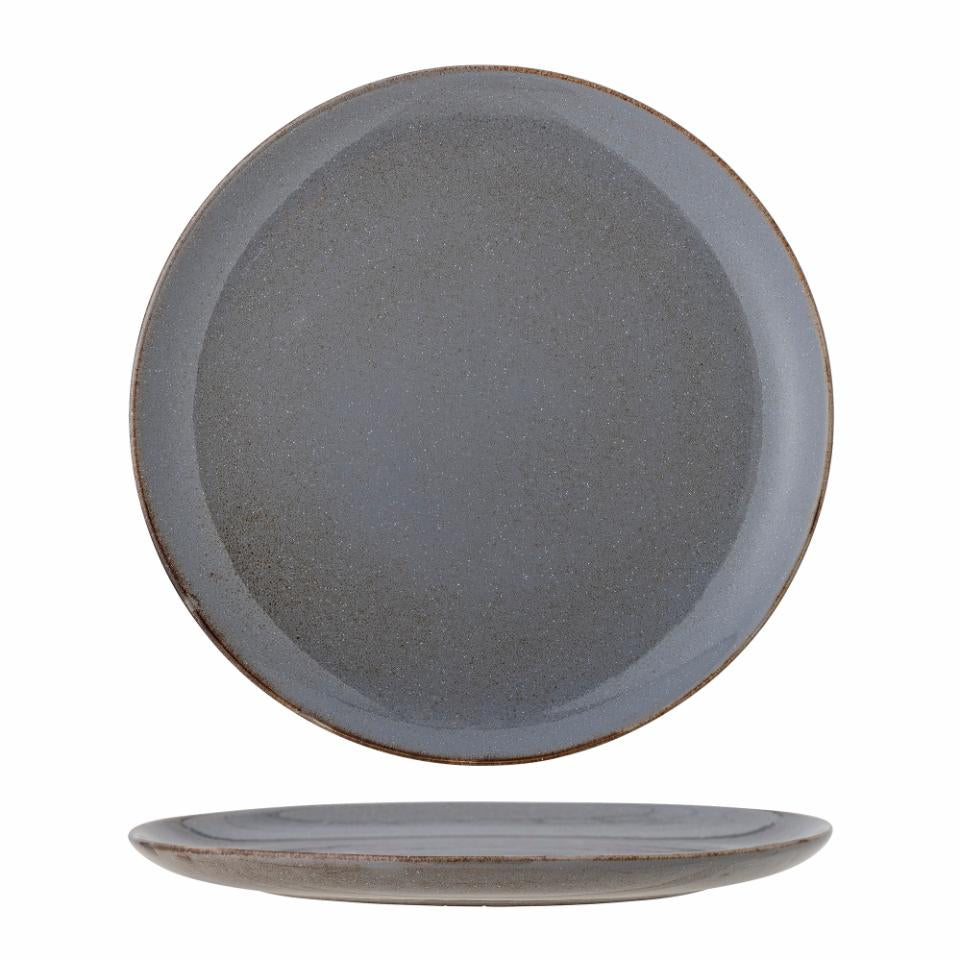 Sandrine Plate Ø28,5 cm - Set of 4 - Grey