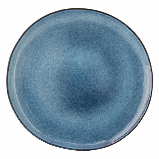 Sandrine Plate Ø28,5 cm - Set of 4 - Blue