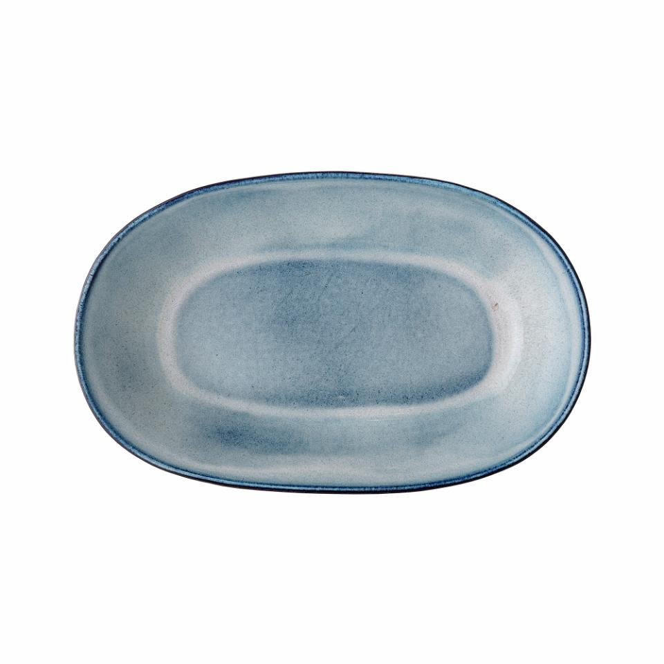 Sandrine Plate 32x20 cm - Set of 4 - Blue