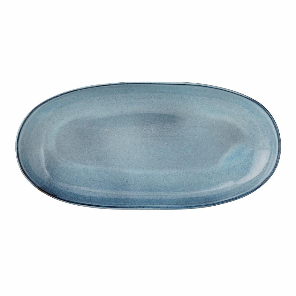 Sandrine Plate 34x16 cm - Set of 4 - Blue