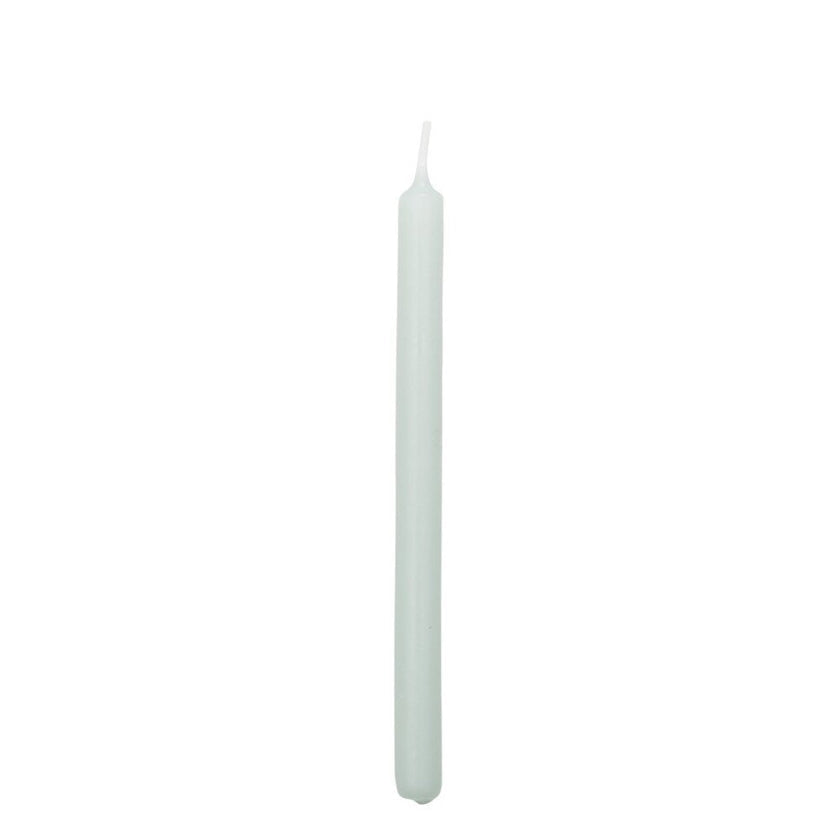 Basic small taper candle H16,5 cm - 20pcs - glacier mint