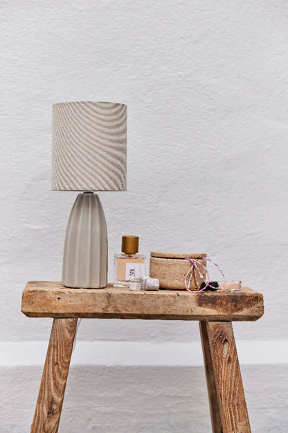 Sarah table lamp H34 cm - linen